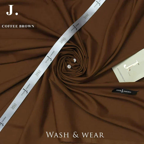 J. Wash & Wear Fall & Soft Fabric - Brown