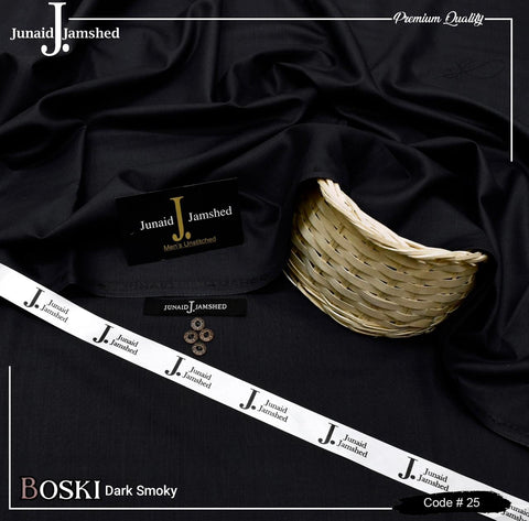 J. Italian Toyobo Wash & Wear  Premium Suiting - Black