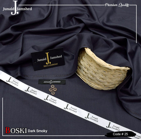 J. Italian Toyobo Wash & Wear  Premium Suiting - Charcoal