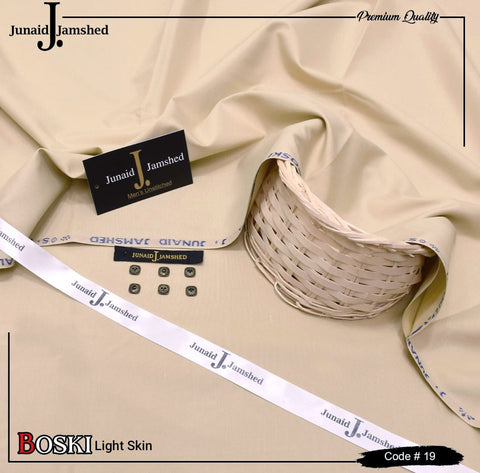 J. Italian Toyobo Wash & Wear  Premium Suiting - Skin Biege