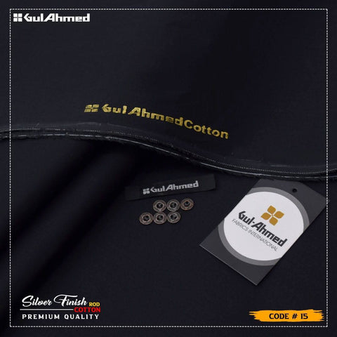 Gul Ahmed Royal Cotton - Black
