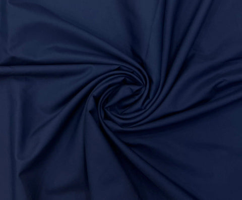 Vicona Suiting Soft & Fall Fabric - Navy Blue